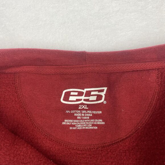 Stanford Cardinals Zip Sweater Mens 2XL XXL Red Pockets Hooded Sweatshirt NCAA - Picture 7 of 8